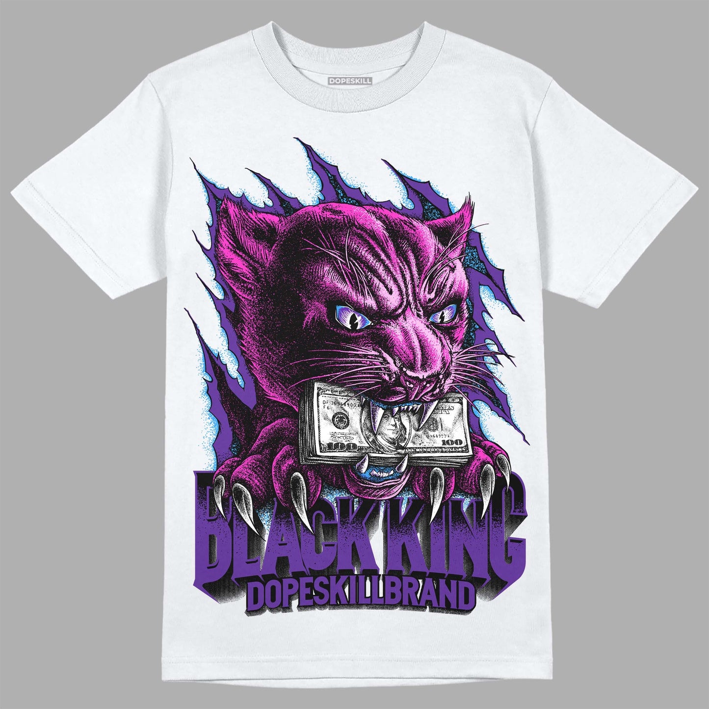 PURPLE Collection DopeSkill T-Shirt Black King Graphic