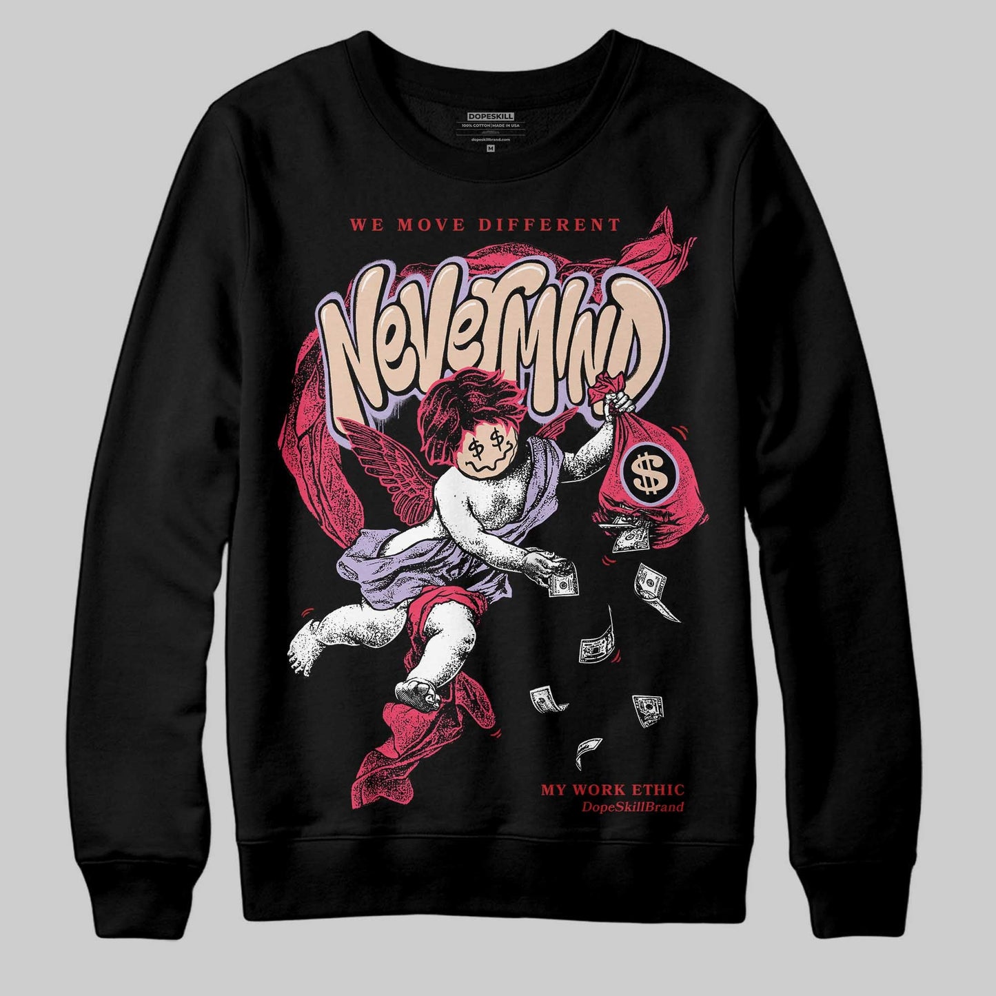 Peanut Butter Jelly 5s DopeSkill Sweatshirt Nevermind Graphic