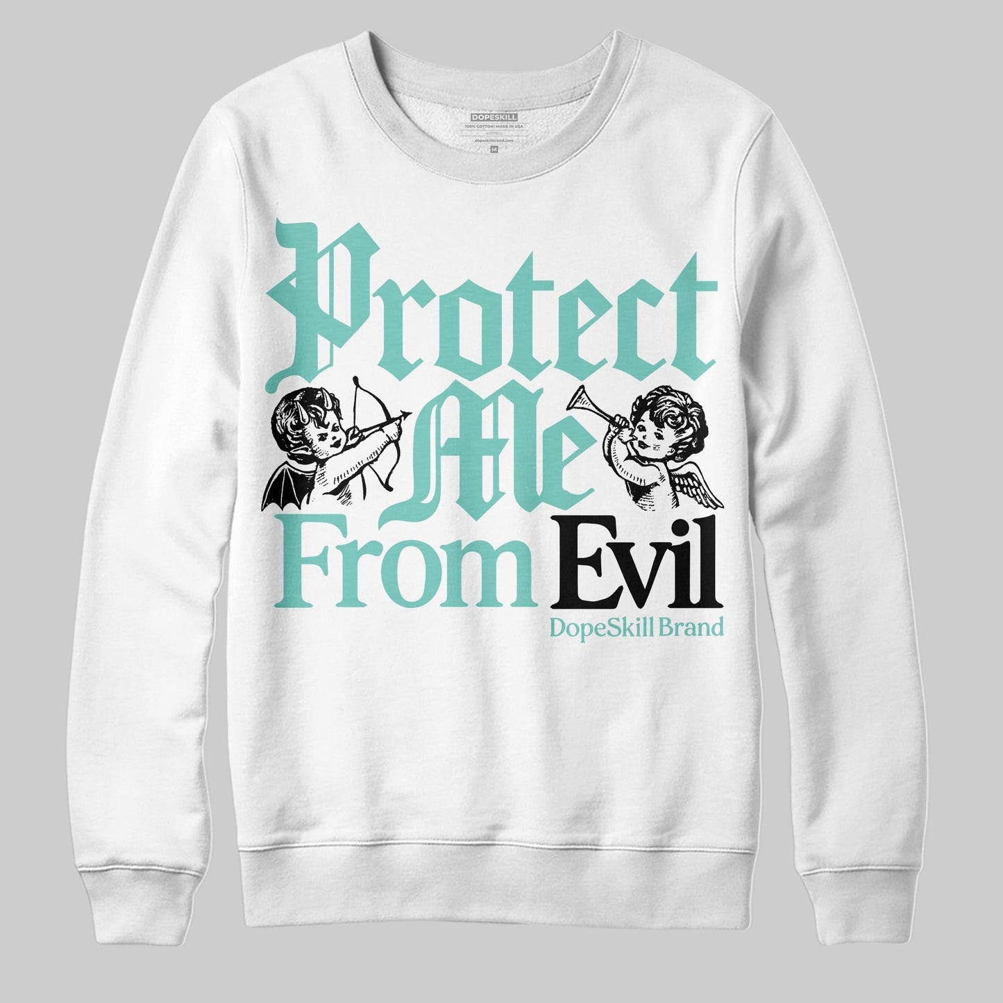 Igloo 11s DopeSkill Sweatshirt Protect Me From Evil Graphic