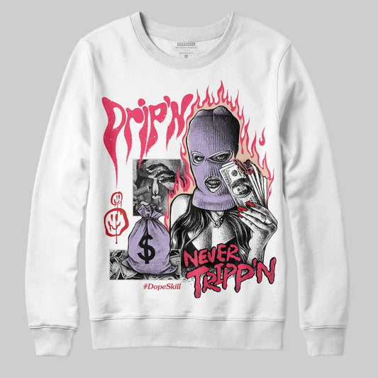 Peanut Butter Jelly 5s DopeSkill Sweatshirt Drip'n Never Tripp'n Graphic
