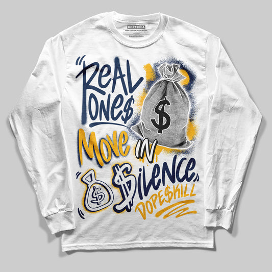 Retro Dunk From Above 4s DopeSkill Long Sleeve T-Shirt Real Ones Move In Silence Graphic