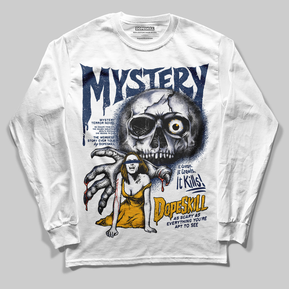 Retro Dunk From Above 4s DopeSkill Long Sleeve T-Shirt Mystery Ghostly Grasp Graphic