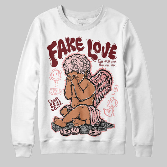 VALENTINE'S Day 3s DopeSkill Sweatshirt False Love Graphic