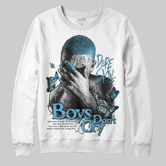 Legend Blue 11s DopeSkill Sweatshirt Boys Don't Cry Graphic