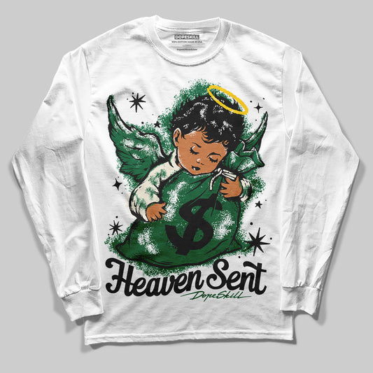 Pine Green 13s DopeSkill Long Sleeve T-Shirt Heaven Sent Graphic