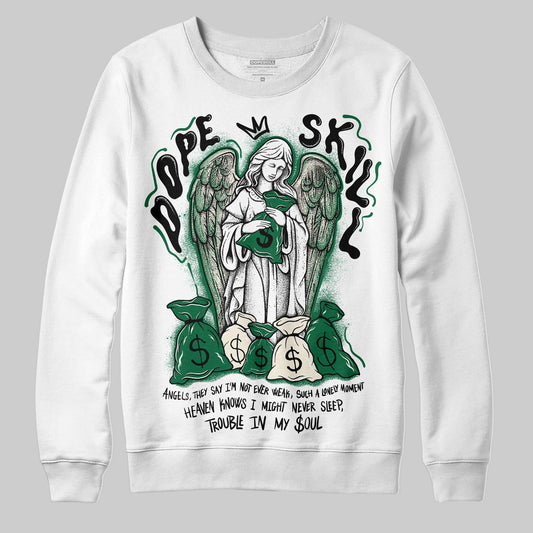 Pine Green 13s DopeSkill Sweatshirt Angels Graphic