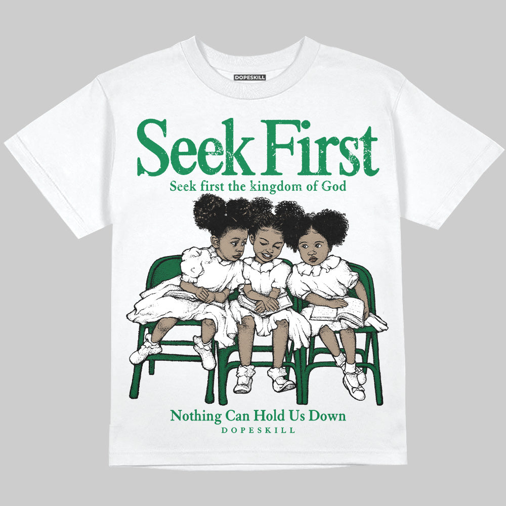 Green Collection DopeSkill Oversize Print T-Shirt New Seek First Graphic