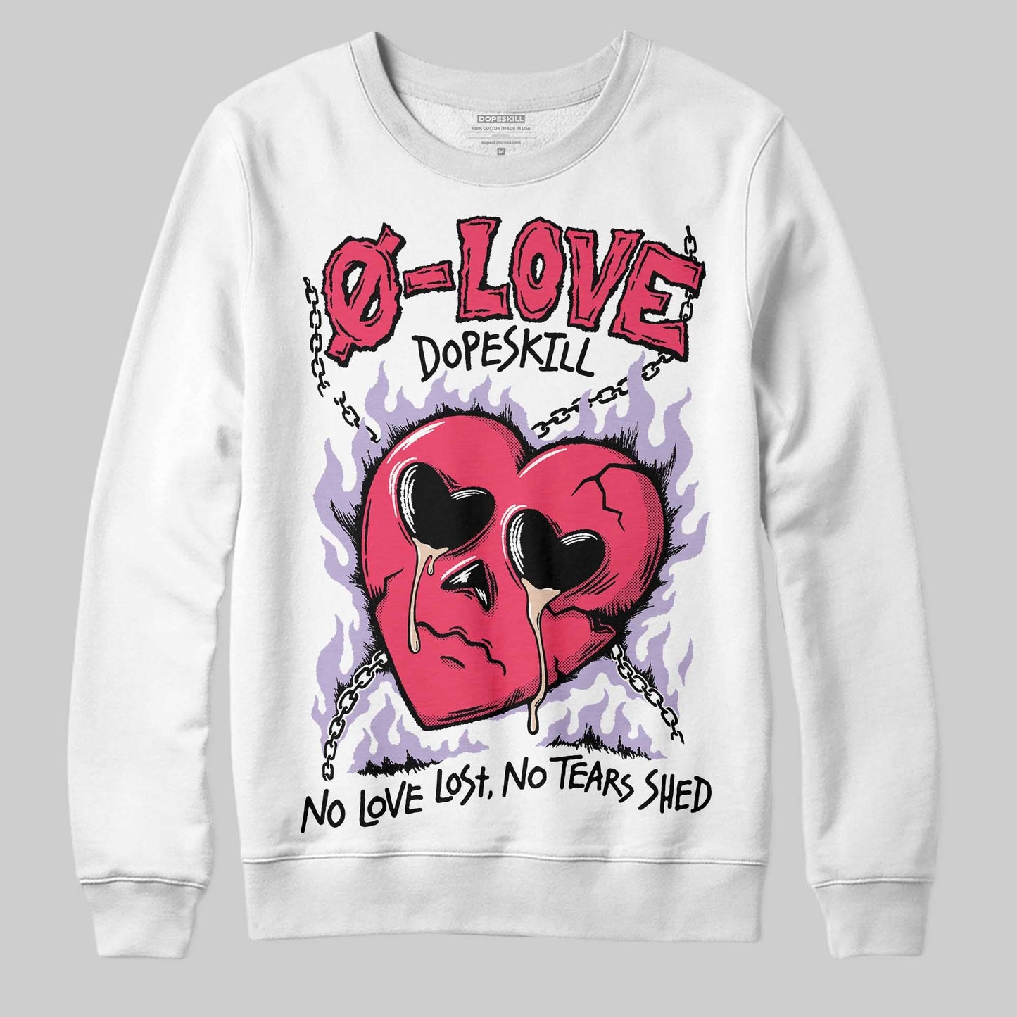 Peanut Butter Jelly 5s DopeSkill Sweatshirt Crying Heart Graphic