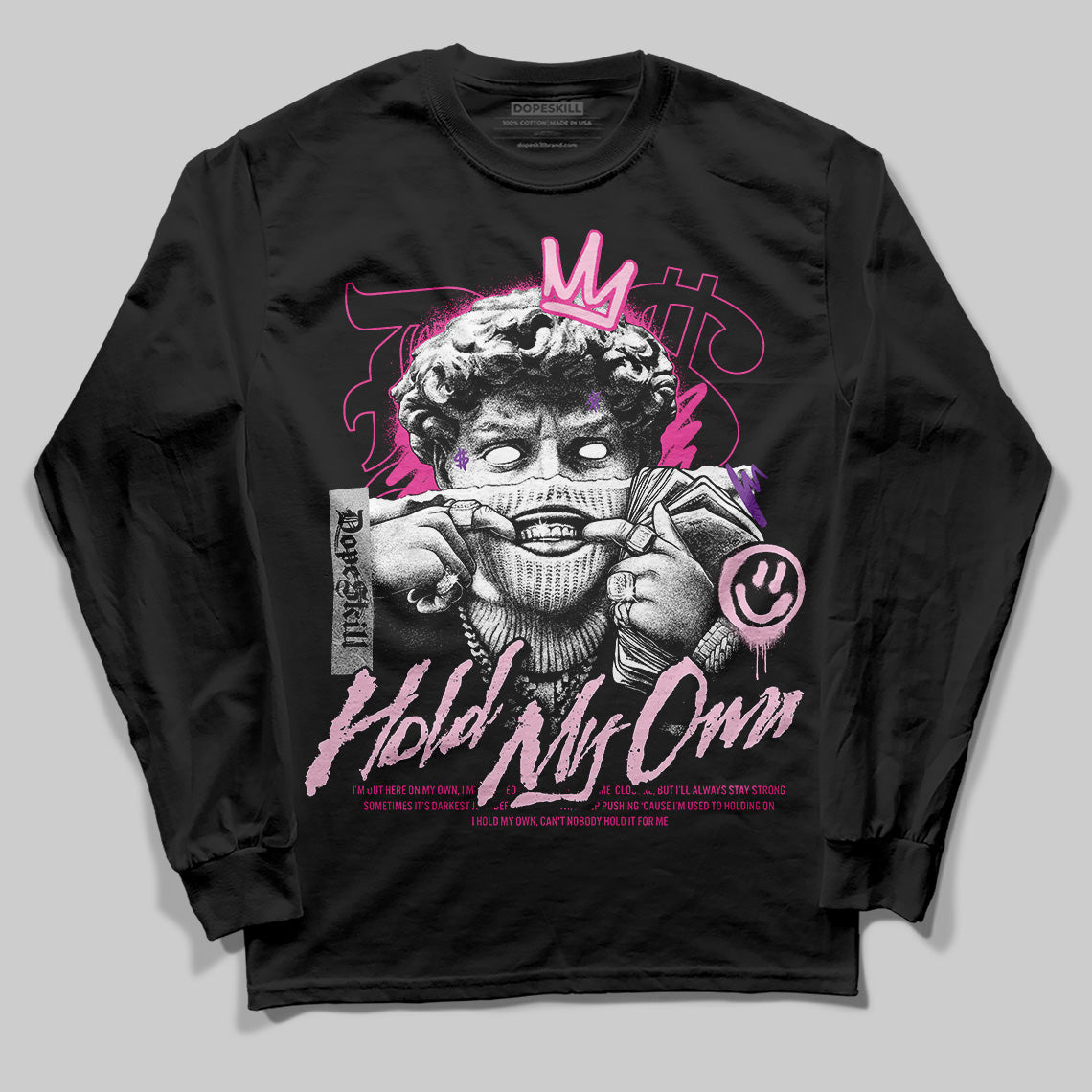 Pink Collection DopeSkill Long Sleeve T-Shirt In My Way Graphic