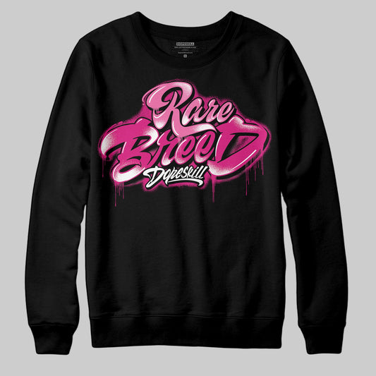 Rick RO Pink Leather Sneakers DopeSkill Sweatshirt Rare Breed Type Graphic