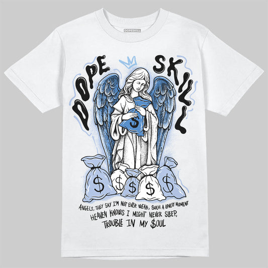 Women's Runner Sneaker Light Blue DopeSkill T-Shirt Angels Graphic