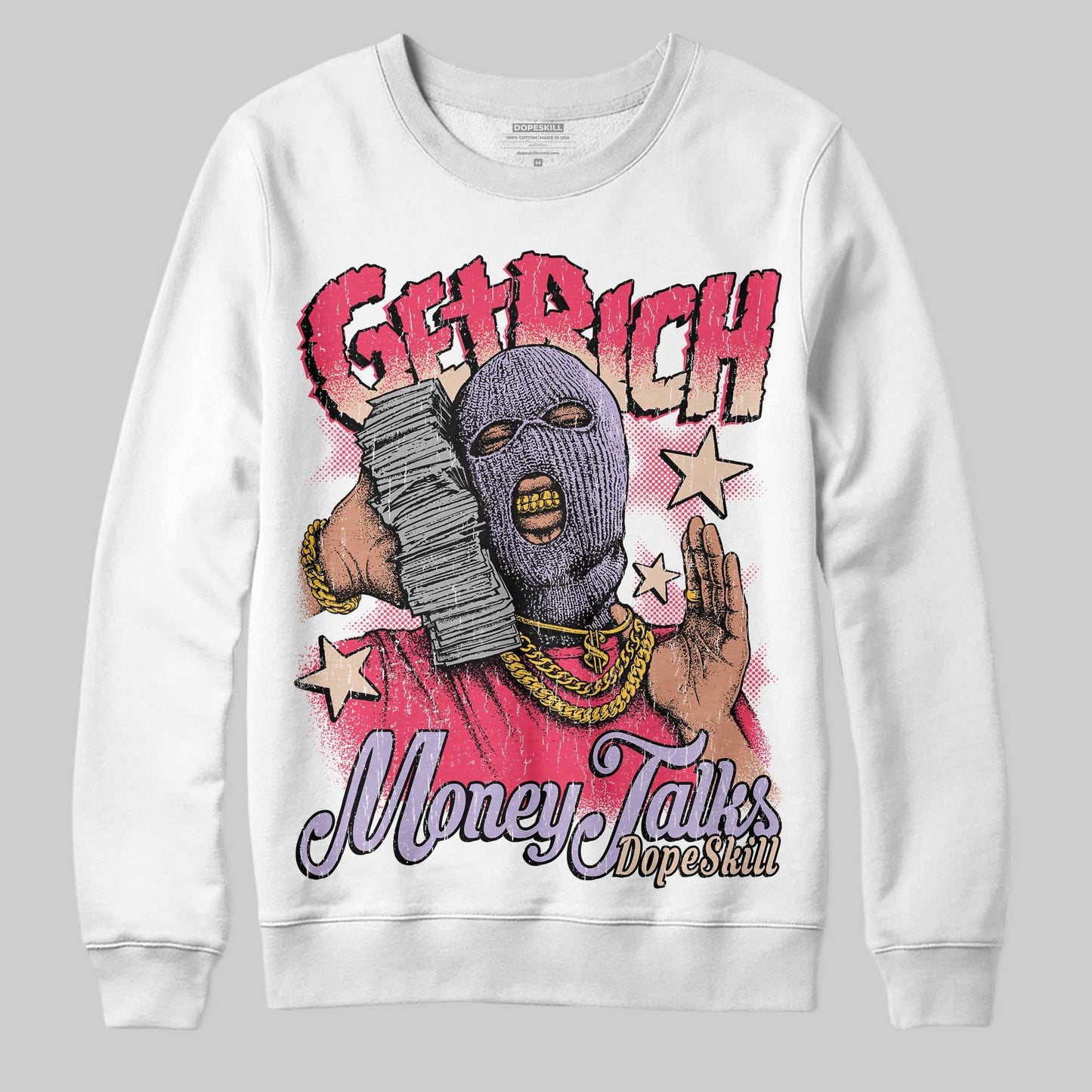 Peanut Butter Jelly 5s DopeSkill Sweatshirt Get Rich Graphic