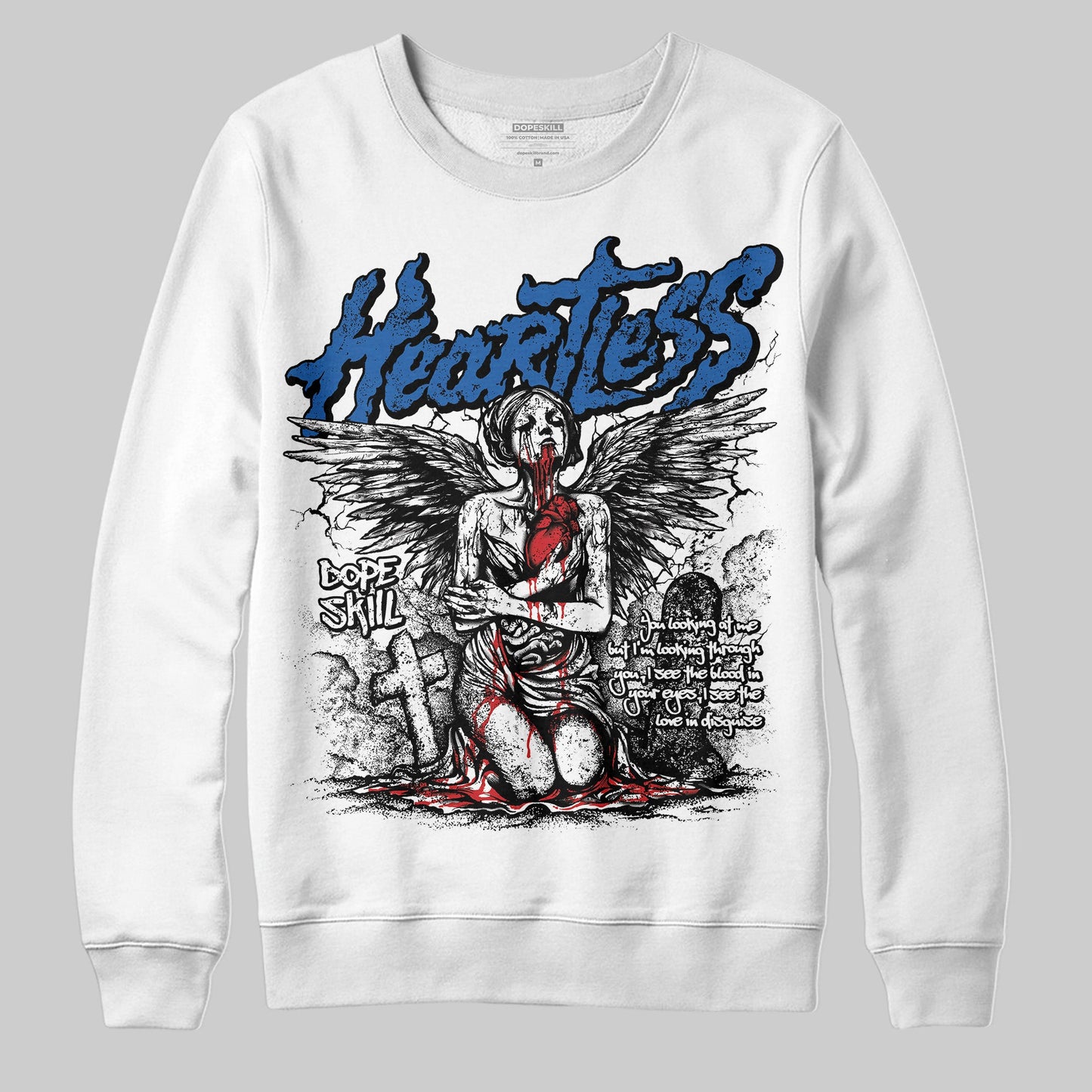 Space Jam 11s DopeSkill Sweatshirt Heartless Graphic