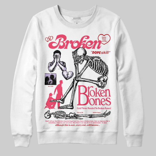 Peanut Butter Jelly 5s DopeSkill Sweatshirt Broken Bones Graphic