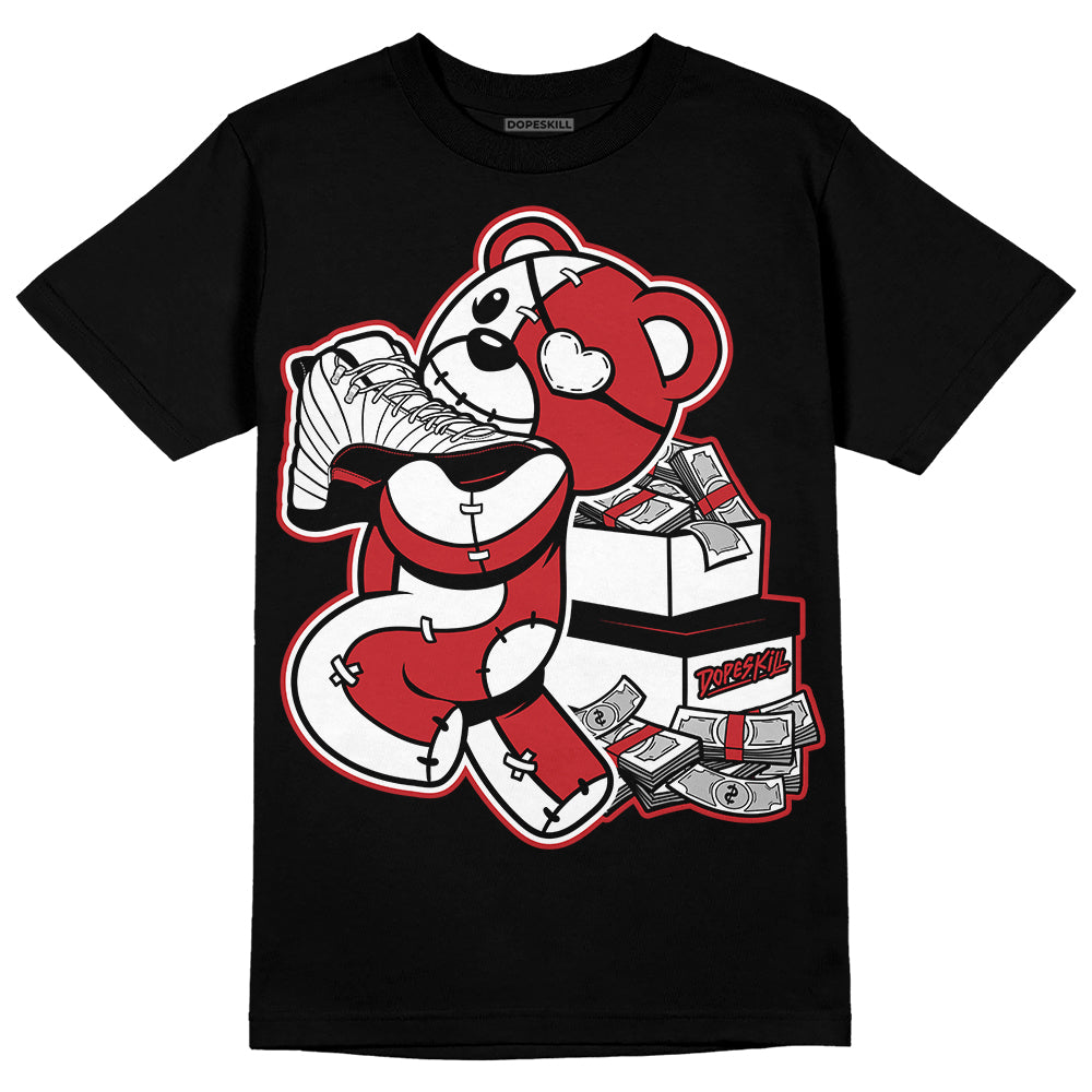 Red Taxi 12s DopeSkill T-Shirt Bear Steals Sneaker Graphic