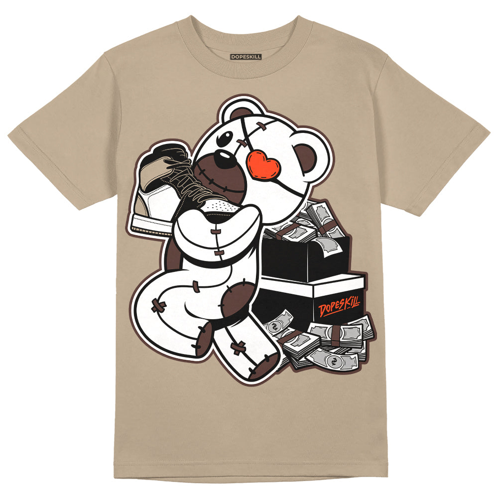 Latte 1s DopeSkill Medium Brown T-shirt Bear Steals Sneaker Graphic