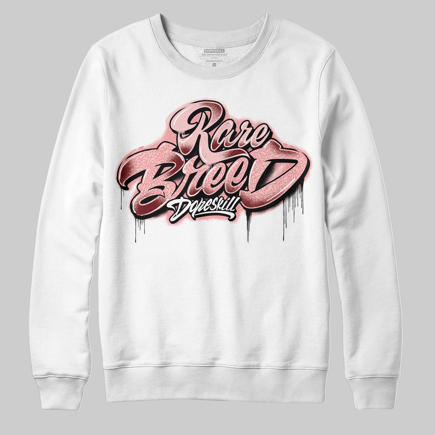 VALENTINE'S Day 3s DopeSkill Sweatshirt Rare Breed Type Graphic