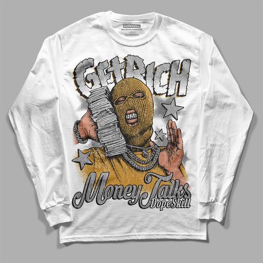 Gratitude 11s DopeSkill Long Sleeve T-Shirt Get Rich Graphic