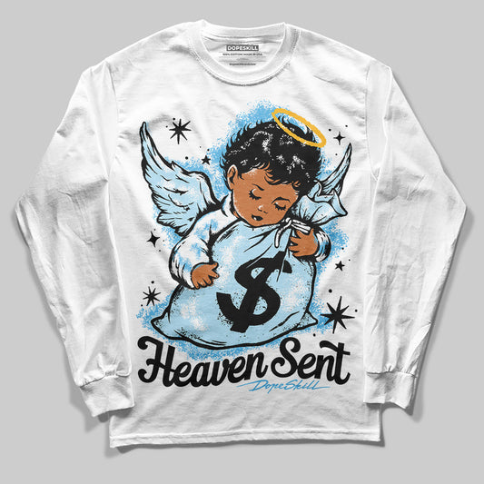 Legend Blue 11s DopeSkill Long Sleeve T-Shirt Heaven Sent Graphic