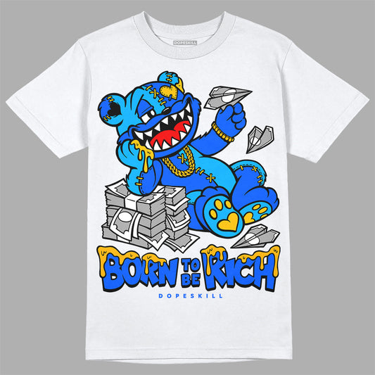 Royal Blue Collection DopeSkill T-Shirt Born To Be Rich Graphic