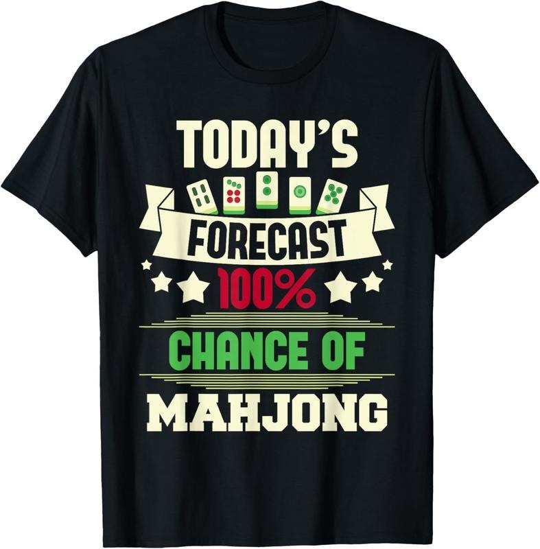 100% Chance Of Mahjong - Casino Player Gambling Tiles Deck T-Shirt Hoodie, Sweatshirt | HypeCrazeTee.com