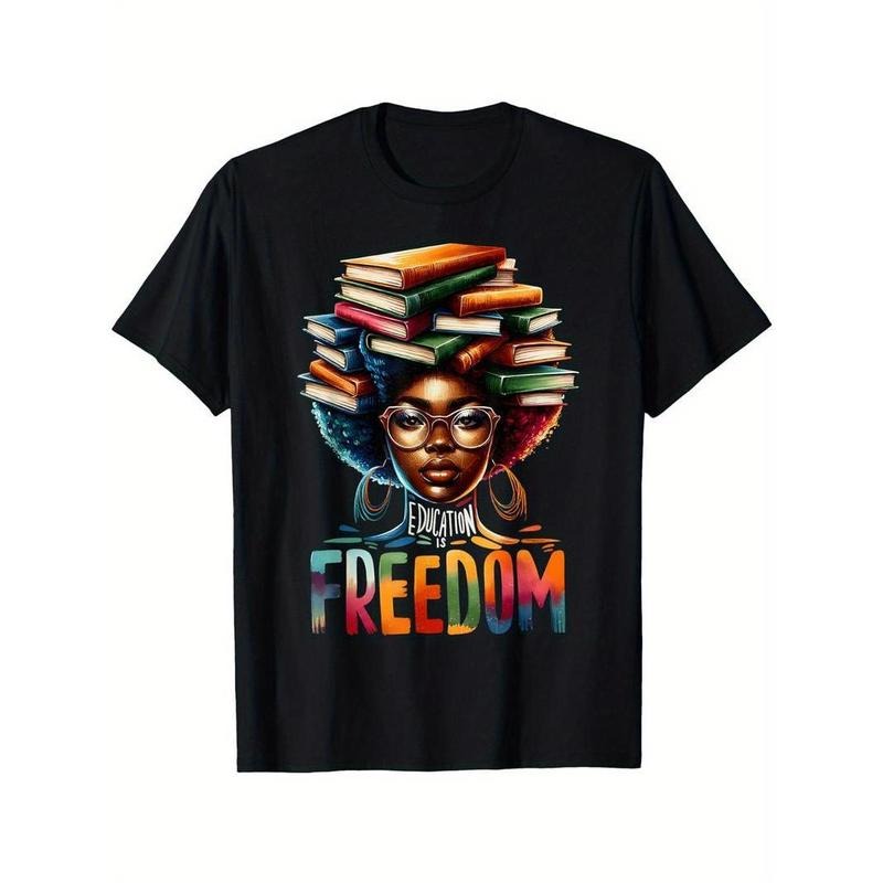 [100% Cotton] [Black History Month Tee] Black History Month Cotton T-Shirt