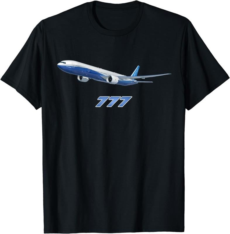 [100% Cotton] Airline Jet 777 Plane Airliner Jumbojet T-Shirt Hoodie, Sweatshirt | HypeCrazeTee.com