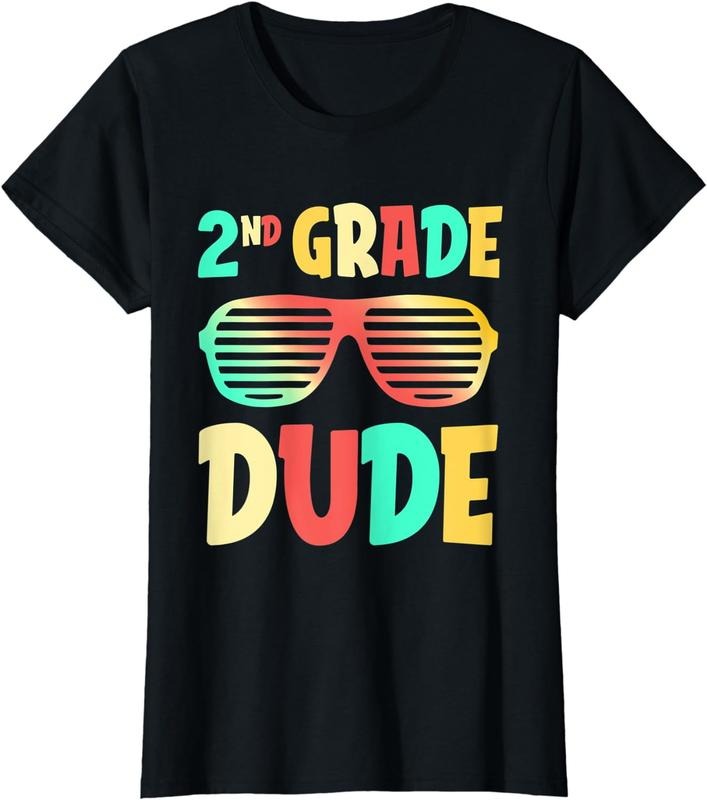 [100% Cotton] Back To School 2nd Grade Dude First Day Of School Teachers T-Shirt Hoodie, Sweatshirt | HypeCrazeTee.com
