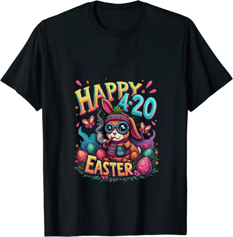 [100% Cotton] Baronial Happy 4 - 20 Easter T - Shirt With Bunny And Festive Details Hoodie, Sweatshirt | HypeCrazeTee.com