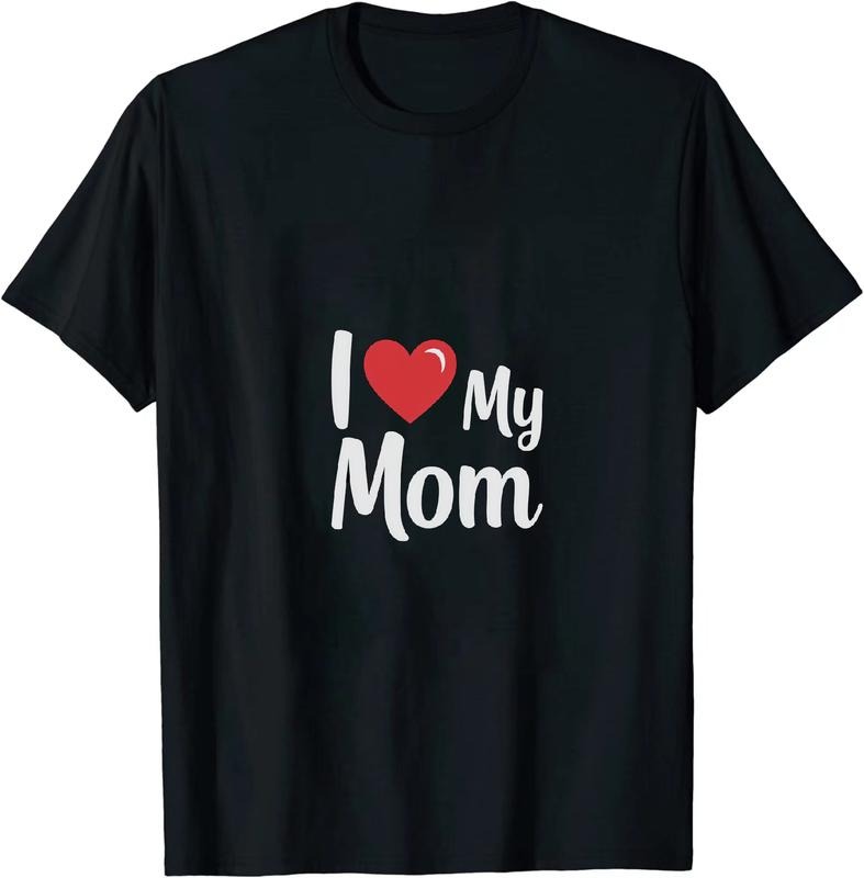[100% Cotton] Benevolent - Compassionate Mom - Affection T - Shirt I Love My Mom for Mom