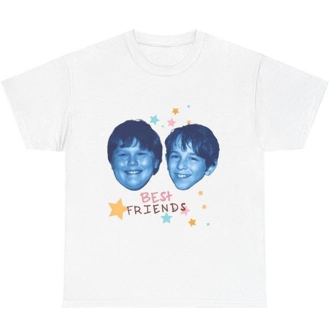 [100% Cotton] Best Friends Tshirt Greg And Rowley Meme Funny Dark Shirt Y2K Unisex Heavy  Tee Graphic Tee Menswear Top...