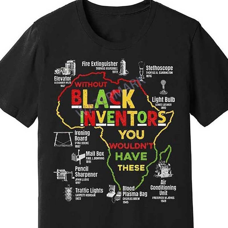 [100% Cotton] Black Inventors Black History Month African 27399 funny Men'S Short Sleeve T-shirt black TT4 Hoodie, Sweatshirt