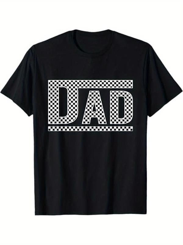 [100% Cotton] Checkered Dad Black White Funny Dad Father's Day Mens Funny T-Shirt Hoodie, Sweatshirt | HypeCrazeTee.com