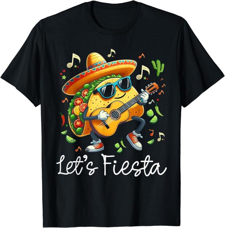 [100% Cotton] Cinco De Mayo Mexican Fiesta 5 De Mayo Lets Fiesta T-Shirt Hoodie, Sweatshirt | HypeCrazeTee.com