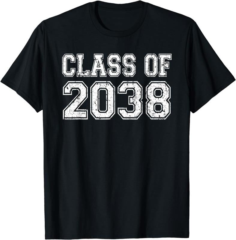 [100% Cotton] Class Of 2038 Grow With Me Graduation Vintage T-Shirt Hoodie, Sweatshirt | HypeCrazeTee.com