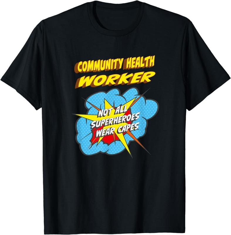 [100% Cotton] Community Health Worker Funny Superhero Job T-Shirts, Hoodie, Sweatshirt