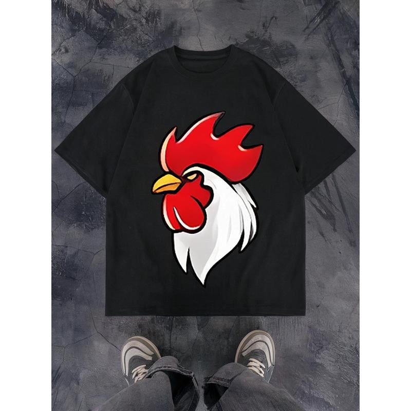 [100% Cotton] Cotton Men'S Short Sleeved T-shirt Round Neck Loose Fashion High Street  Golf Gift T-Shirt For Men and...