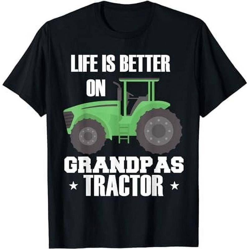 [100% Cotton] Cotton Short Sleeve Tractor Kids Farm Tractor Boy T-Shirt for Men Women Hoodie, Sweatshirt | HypeCrazeTee.com
