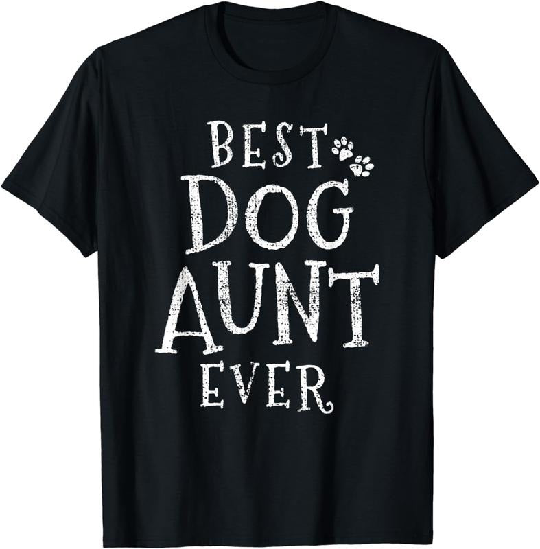 [100% Cotton] Dog Aunt Auntie T-Shirt Hoodie, Sweatshirt | HypeCrazeTee.com