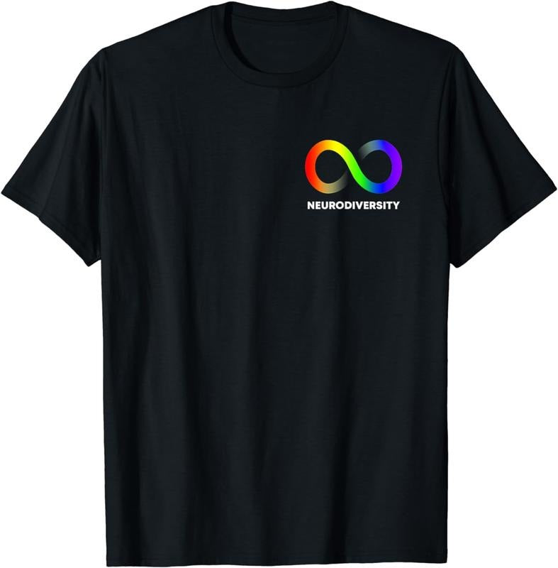 [100% Cotton] Embrace Neurodiversity Autism ADHD ASD Infinity Rainbow T-Shirts, Hoodie, Sweatshirt