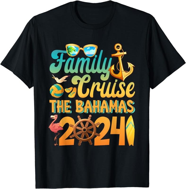[100% Cotton] Family Cruise Shirts Cruise Outfits for Women 2024 Bahamas T-Shirt Hoodie, Sweatshirt | HypeCrazeTee.com