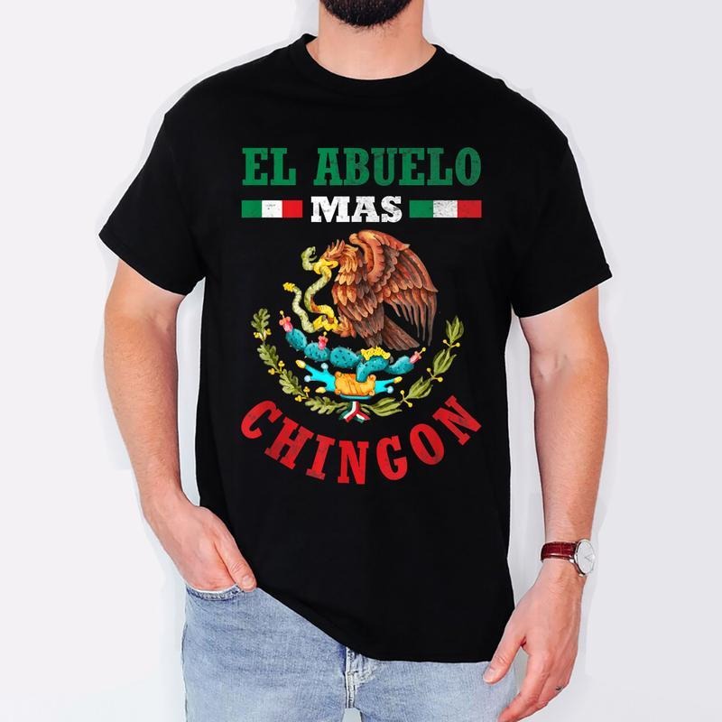[100% Cotton] Fathers day or Dia del Padre or El Abuelo mas chingon T-Shirt Hoodie, Sweatshirt | HypeCrazeTee.com