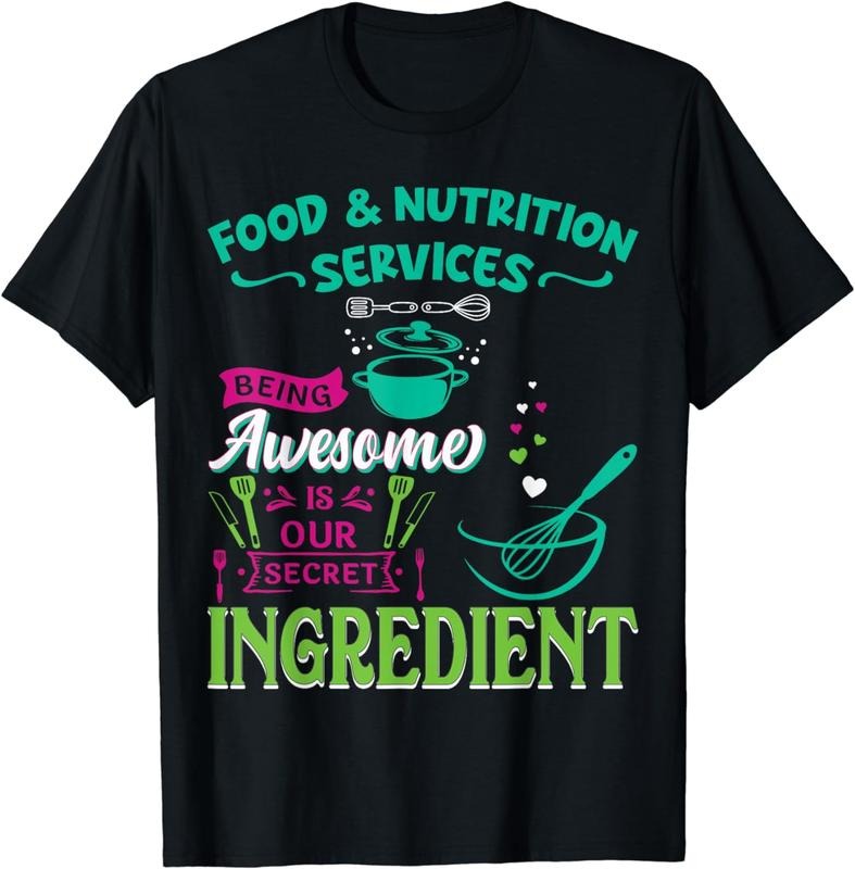 [100% Cotton] Food & Nutrition Services Being Awesome Lunch Lady T-Shirt Hoodie, Sweatshirt | HypeCrazeTee.com