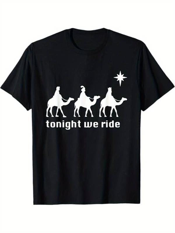 [100% Cotton] Funny Christmas Tonight We Ride Christmas T-Shirt, 100% Cotton Hoodie, Sweatshirt | HypeCrazeTee.com
