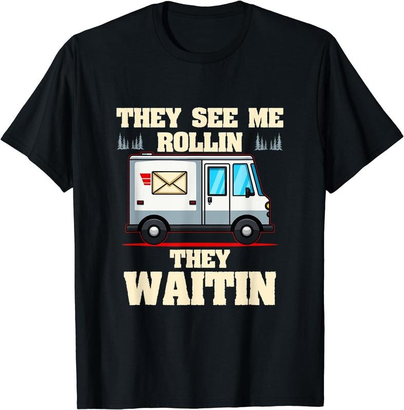 [100% Cotton] Funny Mail Carrier Postal Worker Postman T-Shirt Black Hoodie, Sweatshirt | HypeCrazeTee.com