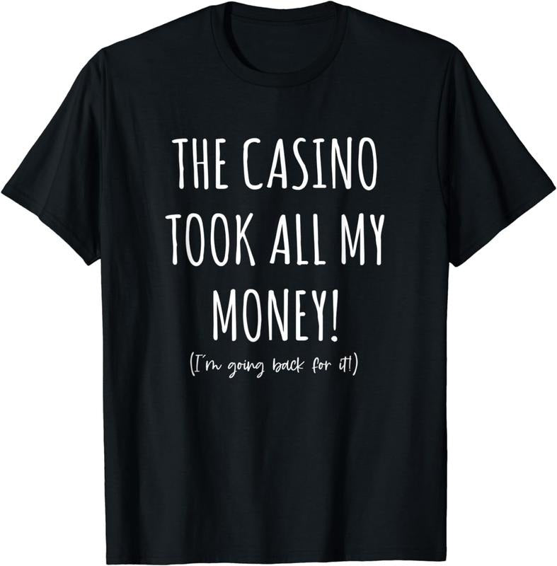 [100% Cotton] Gambler Funny Casino Gambling Pun Roulette Slots Poker T-Shirt Hoodie, Sweatshirt | HypeCrazeTee.com