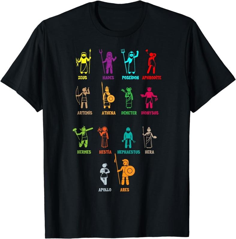 [100% Cotton] Greek Mythology Gods - Gods of Greece T-Shirt Hoodie, Sweatshirt | HypeCrazeTee.com