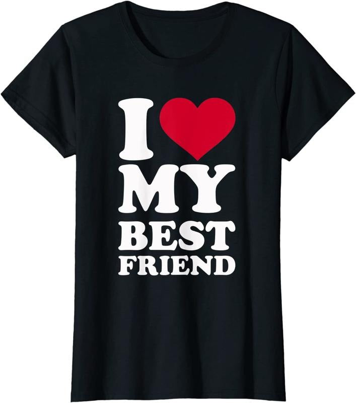 [100% Cotton] I Love My Best Friend T-Shirt Hoodie, Sweatshirt | HypeCrazeTee.com