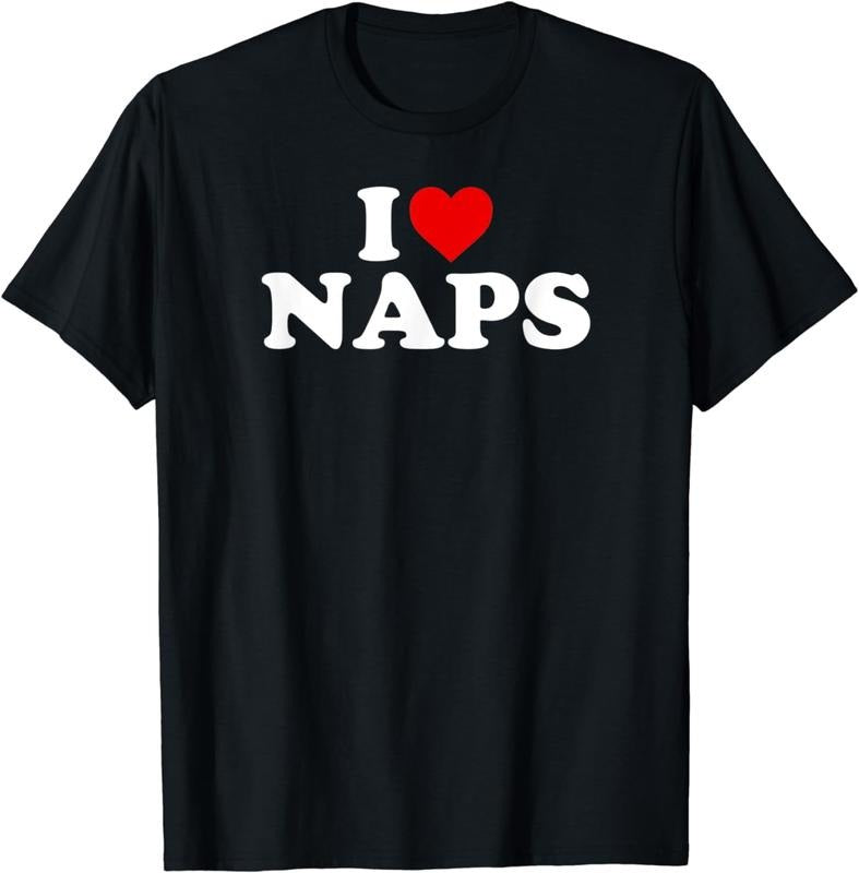[100% Cotton] I Love Naps - Heart T-Shirt Hoodie, Sweatshirt | HypeCrazeTee.com