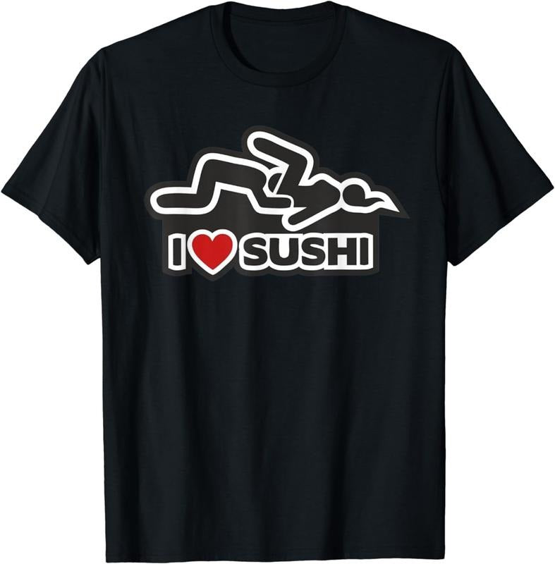 [100% Cotton] I love sushi - dirty T-Shirt Hoodie, Sweatshirt | HypeCrazeTee.com